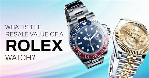 rolex watch resale value